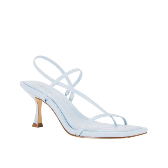 Steve Madden Locke Sandals in Blue Leather 7 New with Box Womens High Heels - Picture 14 of 14